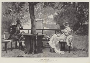 Amoureux, exposé à la Royal Academy